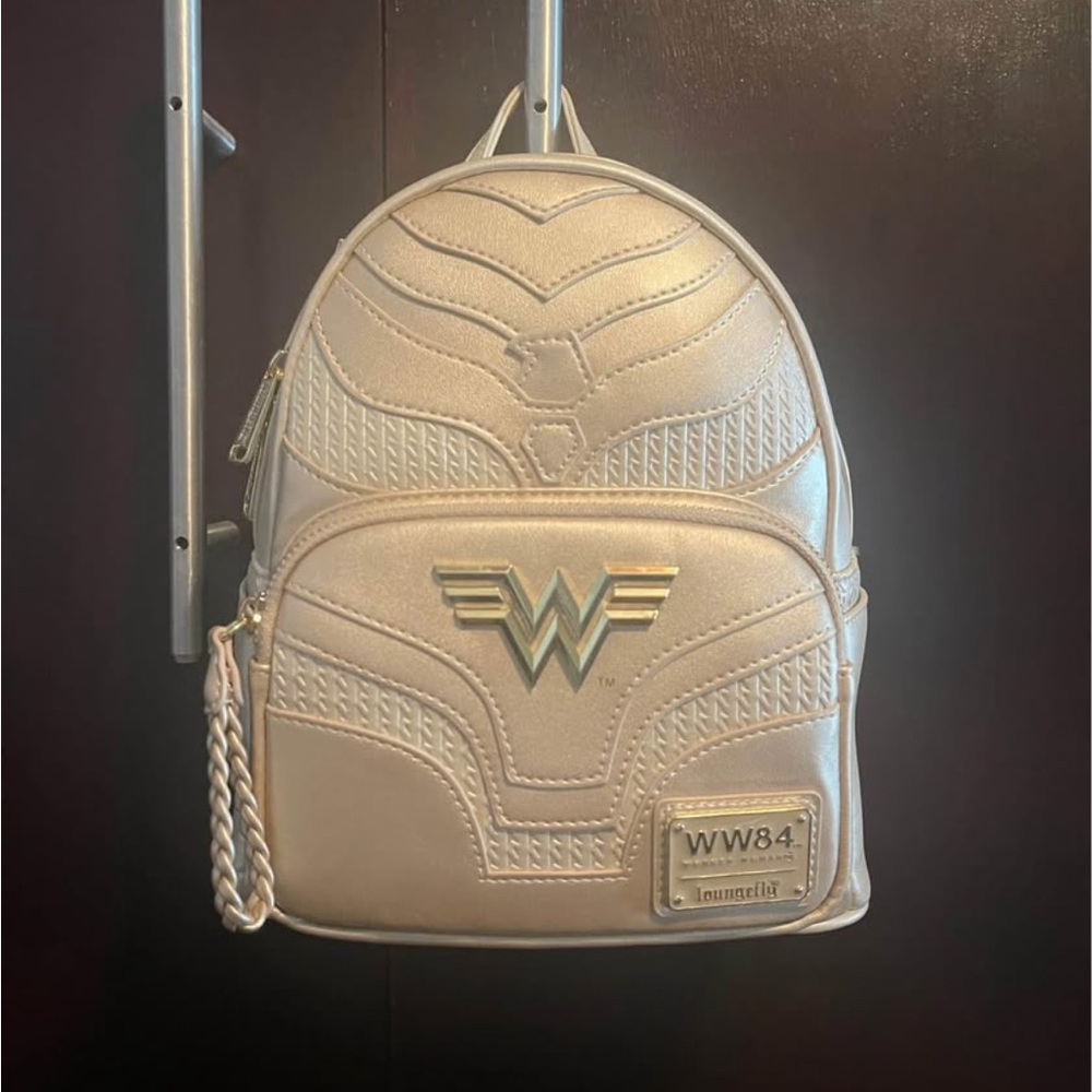Loungefly Metallic Gold Wonder Woman Backpack